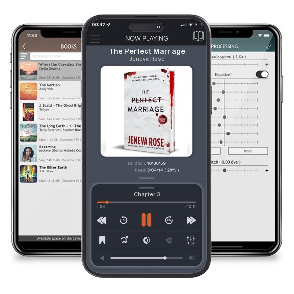 Download fo free audiobook The Perfect Marriage by Jeneva Rose and listen anywhere on your iOS devices in the ListenBook app.