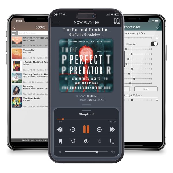 Download fo free audiobook The Perfect Predator: A Scientist's Race to Save Her Husband... by Steffanie Strathdee and Thomas Patterson and listen anywhere on your iOS devices in the ListenBook app.