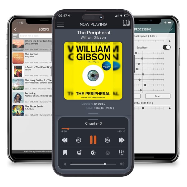 Download fo free audiobook The Peripheral by William Gibson and listen anywhere on your iOS devices in the ListenBook app.