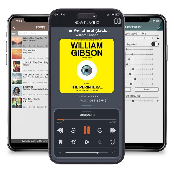 Download fo free audiobook The Peripheral (Jackpot #1) by William Gibson and listen anywhere on your iOS devices in the ListenBook app.