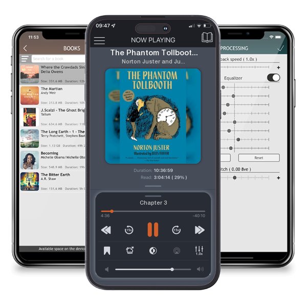 Download fo free audiobook The Phantom Tollbooth (Anniversary) by Norton Juster and Jules Feiffer and listen anywhere on your iOS devices in the ListenBook app.