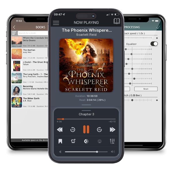 Download fo free audiobook The Phoenix Whisperer by Scarlett Reid and listen anywhere on your iOS devices in the ListenBook app.