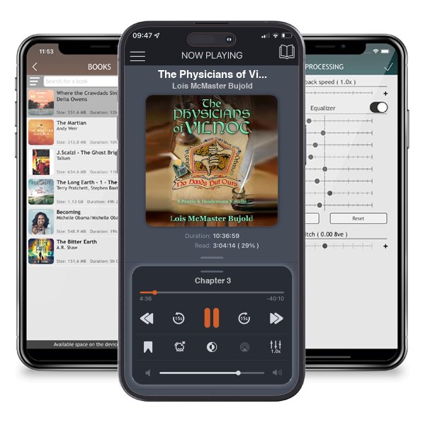 Download fo free audiobook The Physicians of Vilnoc (Penric and Desdemona, #8) by Lois McMaster Bujold and listen anywhere on your iOS devices in the ListenBook app.