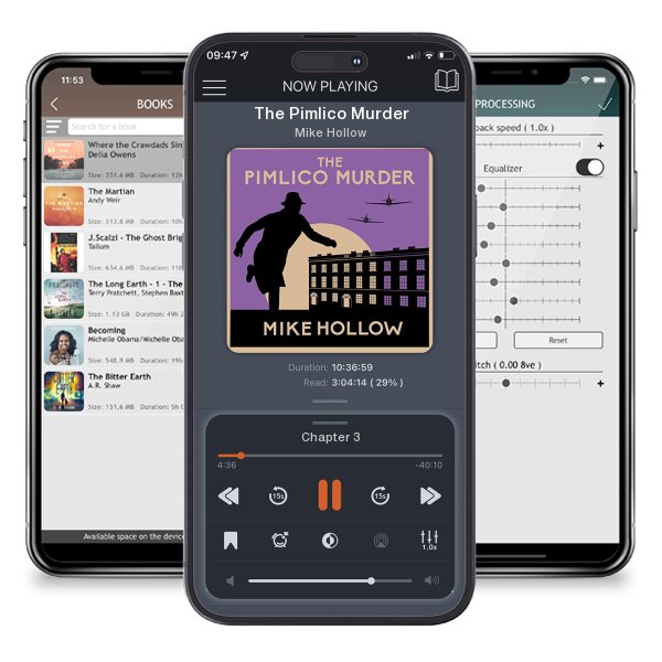 Download fo free audiobook The Pimlico Murder by Mike Hollow and listen anywhere on your iOS devices in the ListenBook app.