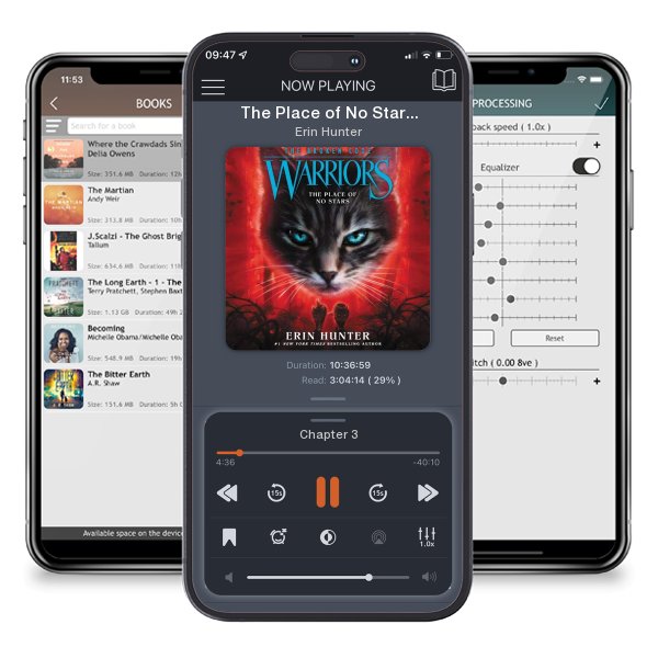 Download fo free audiobook The Place of No Stars by Erin Hunter and listen anywhere on your iOS devices in the ListenBook app.