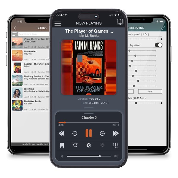 Download fo free audiobook The Player of Games (Culture, #2) by Iain M. Banks and listen anywhere on your iOS devices in the ListenBook app.