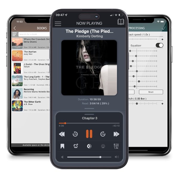 Download fo free audiobook The Pledge (The Pledge, #1) by Kimberly Derting and listen anywhere on your iOS devices in the ListenBook app.