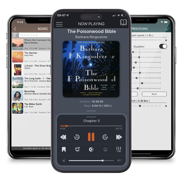 Download fo free audiobook The Poisonwood Bible by Barbara Kingsolver and listen anywhere on your iOS devices in the ListenBook app.
