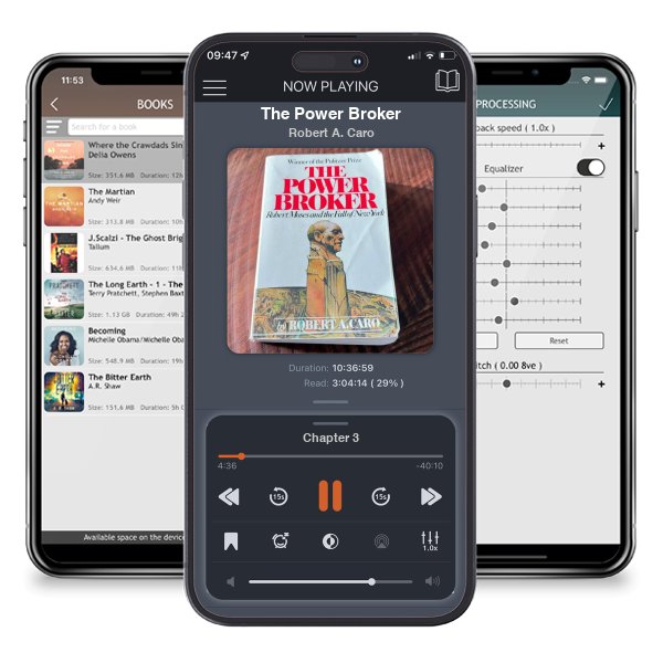 Download fo free audiobook The Power Broker by Robert A. Caro and listen anywhere on your iOS devices in the ListenBook app.