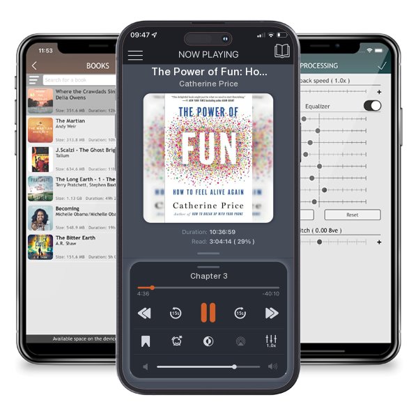 Download fo free audiobook The Power of Fun: How to Feel Alive Again by Catherine Price and listen anywhere on your iOS devices in the ListenBook app.