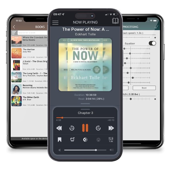 Download fo free audiobook The Power of Now: A Guide to Spiritual Enlightenment by Eckhart Tolle and listen anywhere on your iOS devices in the ListenBook app.