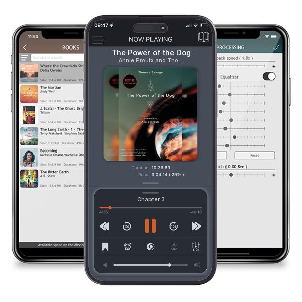 Download fo free audiobook The Power of the Dog by Annie Proulx and Thomas Savage and listen anywhere on your iOS devices in the ListenBook app.