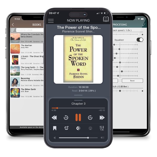 Download fo free audiobook The Power of the Spoken Word by Florence Scovel Shinn and listen anywhere on your iOS devices in the ListenBook app.
