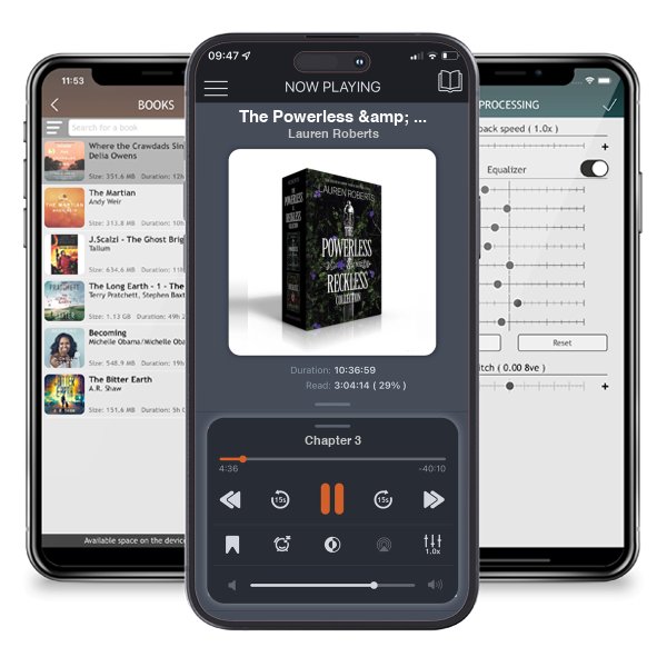 Download fo free audiobook The Powerless & Reckless Collection (Boxed Set): Powerless; Reckless by Lauren Roberts and listen anywhere on your iOS devices in the ListenBook app.