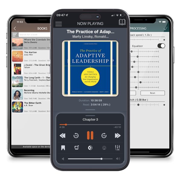 Download fo free audiobook The Practice of Adaptive Leadership: Tools and Tactics for... by Marty Linsky, Ronald A. Heifetz,  et al. and listen anywhere on your iOS devices in the ListenBook app.