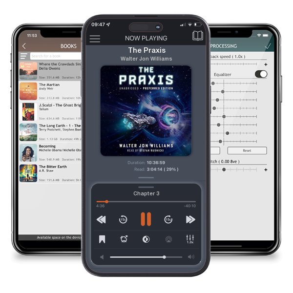 Download fo free audiobook The Praxis by Walter Jon Williams and listen anywhere on your iOS devices in the ListenBook app.