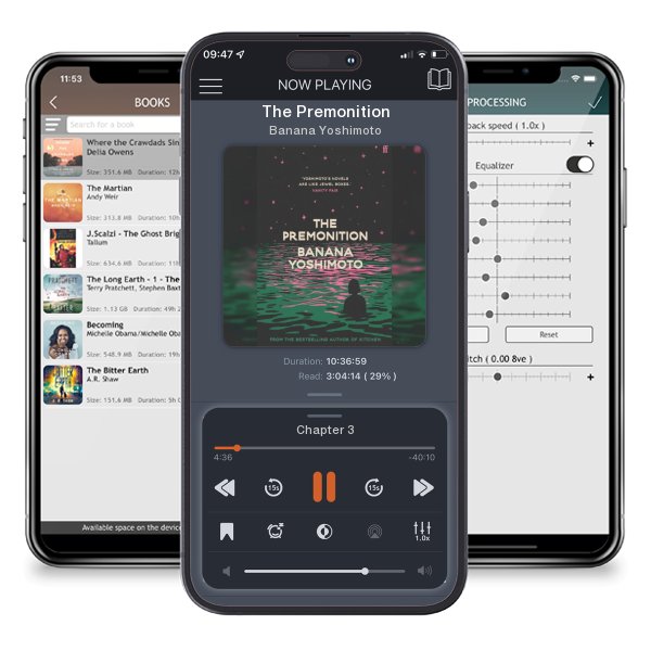 Download fo free audiobook The Premonition by Banana Yoshimoto and listen anywhere on your iOS devices in the ListenBook app.