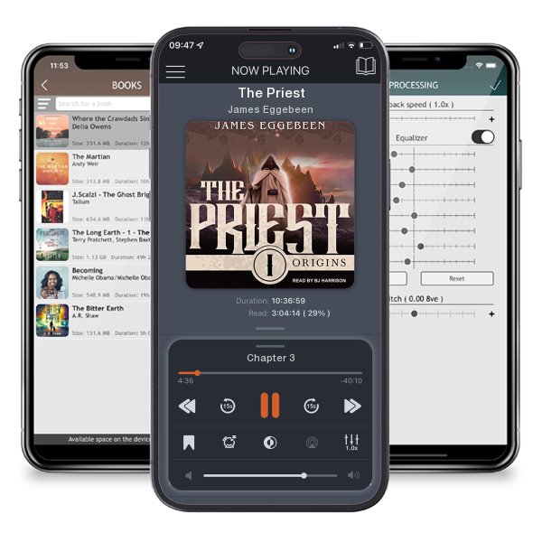 Download fo free audiobook The Priest by James Eggebeen and listen anywhere on your iOS devices in the ListenBook app.
