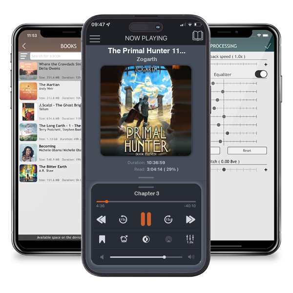 Download fo free audiobook The Primal Hunter 11: A LitRPG Adventure by Zogarth and listen anywhere on your iOS devices in the ListenBook app.