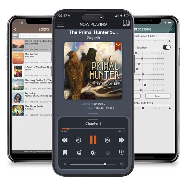 Download fo free audiobook The Primal Hunter 3: A LitRPG Adventure by Zogarth and listen anywhere on your iOS devices in the ListenBook app.