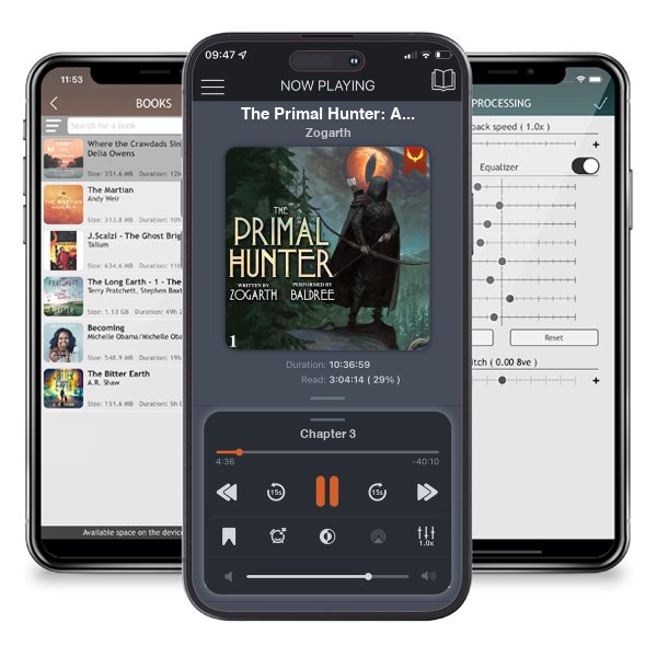 Download fo free audiobook The Primal Hunter: A LitRPG Adventure by Zogarth and listen anywhere on your iOS devices in the ListenBook app.