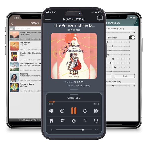 Download fo free audiobook The Prince and the Dressmaker by Jen Wang and listen anywhere on your iOS devices in the ListenBook app.