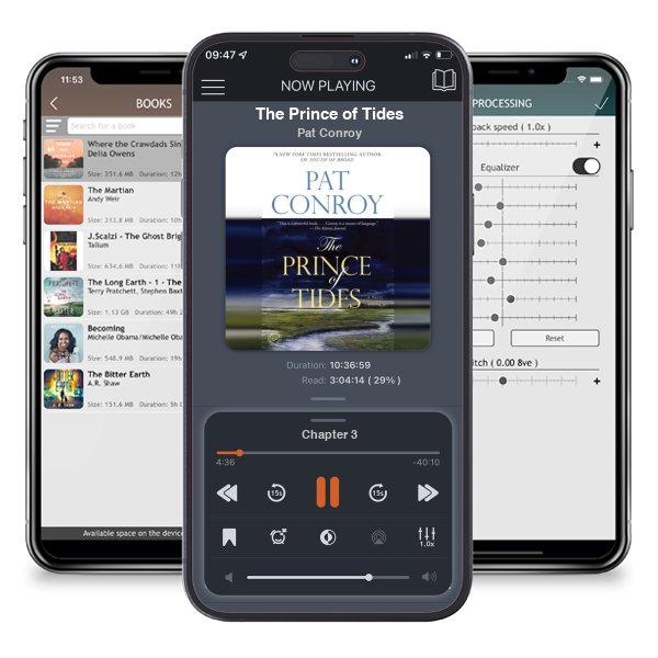 Download fo free audiobook The Prince of Tides by Pat Conroy and listen anywhere on your iOS devices in the ListenBook app.