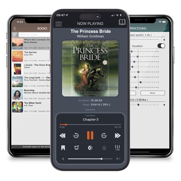 Download fo free audiobook The Princess Bride by William Goldman and listen anywhere on your iOS devices in the ListenBook app.