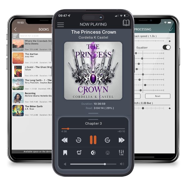 Download fo free audiobook The Princess Crown by Cordelia K Castel and listen anywhere on your iOS devices in the ListenBook app.