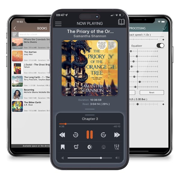 Download fo free audiobook The Priory of the Orange Tree by Samantha Shannon and listen anywhere on your iOS devices in the ListenBook app.