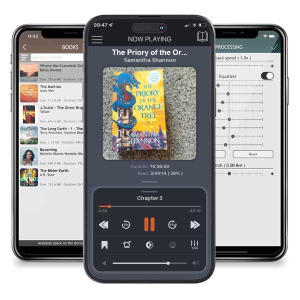 Download fo free audiobook The Priory of the Orange Tree by Samantha Shannon and listen anywhere on your iOS devices in the ListenBook app.