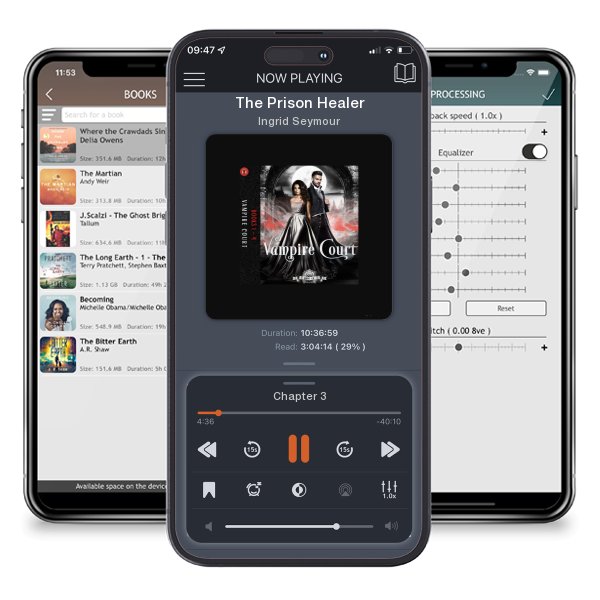Download fo free audiobook The Prison Healer by Ingrid Seymour and listen anywhere on your iOS devices in the ListenBook app.