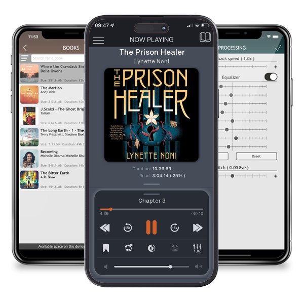 Download fo free audiobook The Prison Healer by Lynette Noni and listen anywhere on your iOS devices in the ListenBook app.