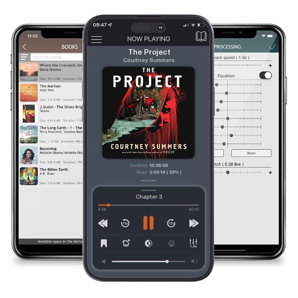 Download fo free audiobook The Project by Courtney Summers and listen anywhere on your iOS devices in the ListenBook app.