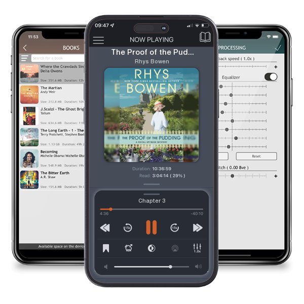 Download fo free audiobook The Proof of the Pudding by Rhys Bowen and listen anywhere on your iOS devices in the ListenBook app.
