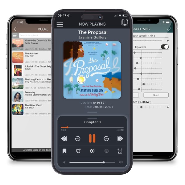 Download fo free audiobook The Proposal by Jasmine Guillory and listen anywhere on your iOS devices in the ListenBook app.