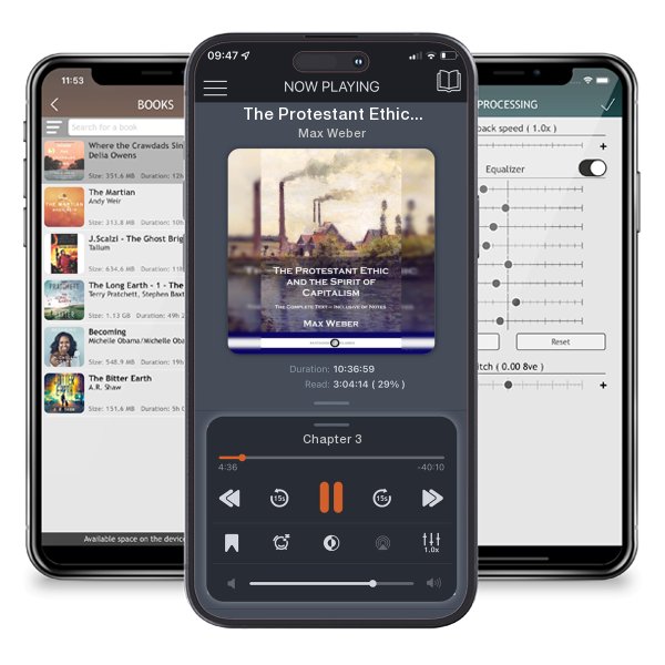 Download fo free audiobook The Protestant Ethic and the Spirit of Capitalism: The Complete Text - Inclusive of Notes by Max Weber and listen anywhere on your iOS devices in the ListenBook app.
