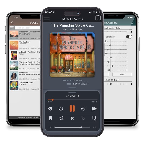 Download fo free audiobook The Pumpkin Spice Café by Laurie Gilmore and listen anywhere on your iOS devices in the ListenBook app.