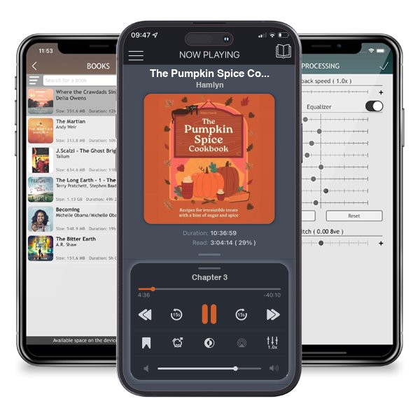 Download fo free audiobook The Pumpkin Spice Cookbook: Recipes for irresistible treats with a hint of sugar and spice by Hamlyn and listen anywhere on your iOS devices in the ListenBook app.