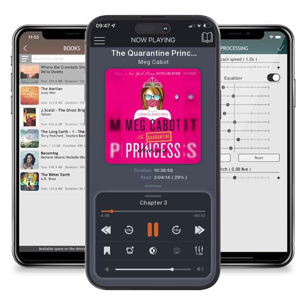 Download fo free audiobook The Quarantine Princess Diaries by Meg Cabot and listen anywhere on your iOS devices in the ListenBook app.