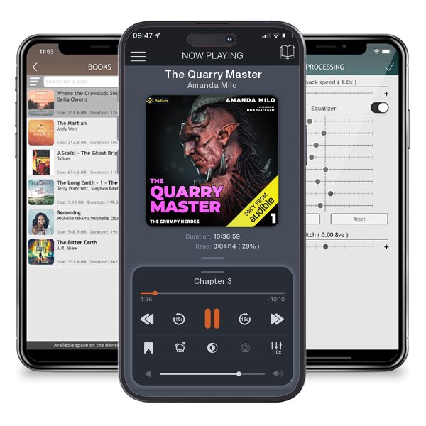 Download fo free audiobook The Quarry Master by Amanda Milo and listen anywhere on your iOS devices in the ListenBook app.
