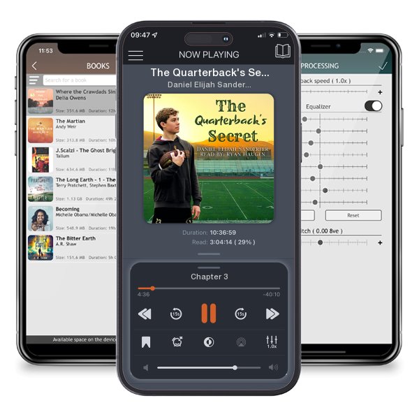 Download fo free audiobook The Quarterback's Secret by Daniel Elijah Sanderfer and listen anywhere on your iOS devices in the ListenBook app.