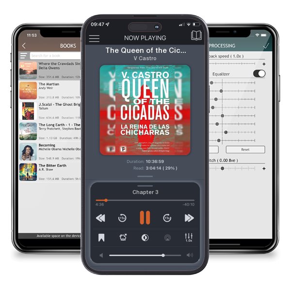 Download fo free audiobook The Queen of the Cicadas by V Castro and listen anywhere on your iOS devices in the ListenBook app.