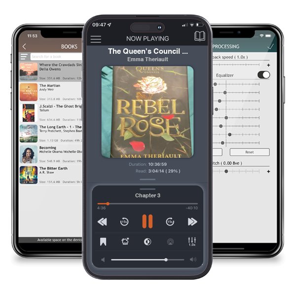 Download fo free audiobook The Queen's Council Rebel Rose by Emma Theriault and listen anywhere on your iOS devices in the ListenBook app.