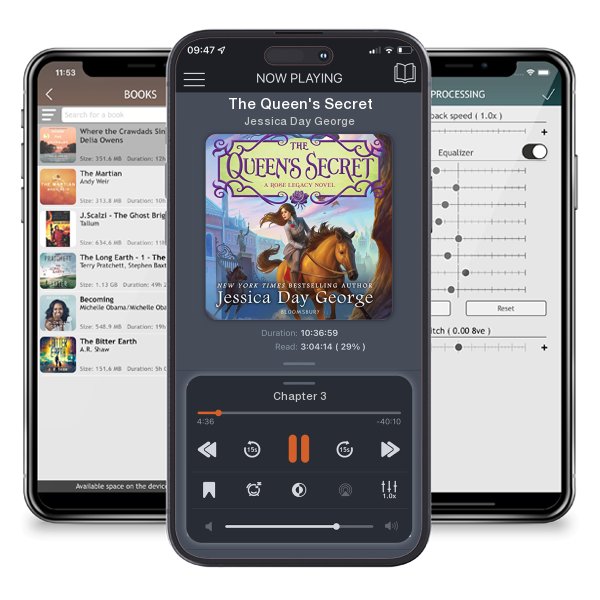 Download fo free audiobook The Queen's Secret by Jessica Day George and listen anywhere on your iOS devices in the ListenBook app.