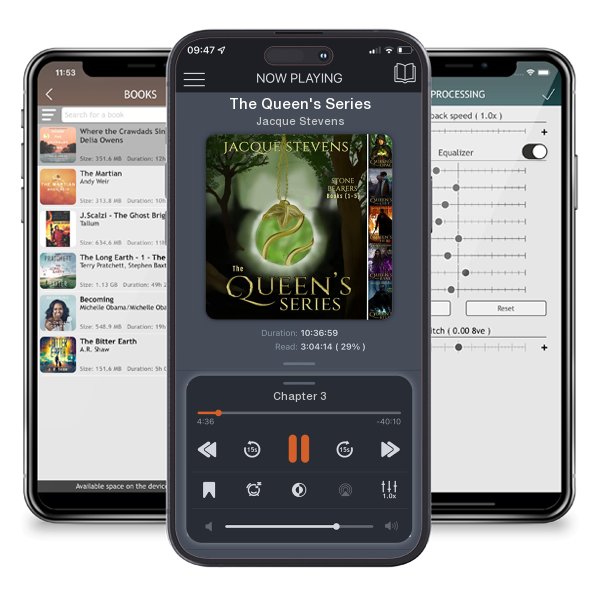 Download fo free audiobook The Queen's Series by Jacque Stevens and listen anywhere on your iOS devices in the ListenBook app.