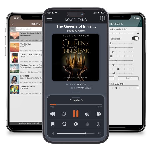 Download fo free audiobook The Queens of Innis Lear (Innis Lear, #1) by Tessa Gratton and listen anywhere on your iOS devices in the ListenBook app.