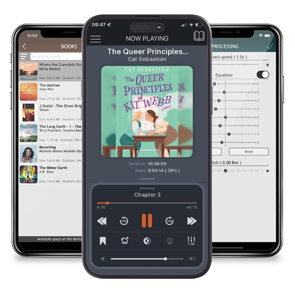 Download fo free audiobook The Queer Principles of Kit Webb by Cat Sebastian and listen anywhere on your iOS devices in the ListenBook app.