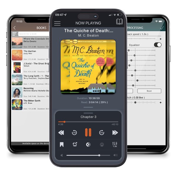 Download fo free audiobook The Quiche of Death: The First Agatha Raisin Mystery by M. C. Beaton and listen anywhere on your iOS devices in the ListenBook app.