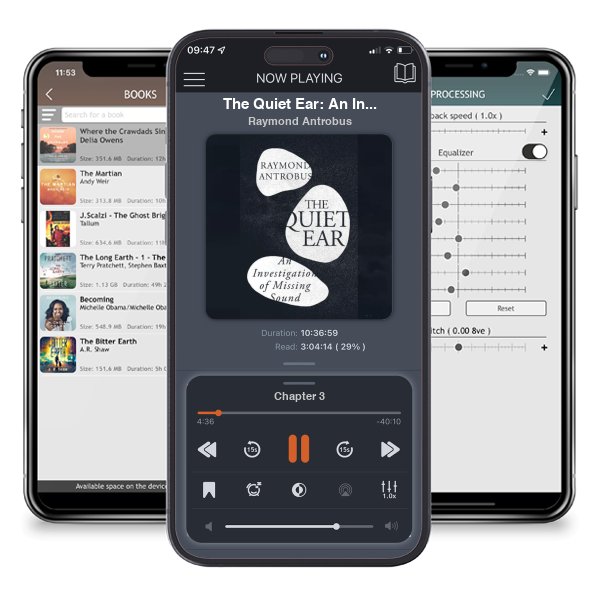 Download fo free audiobook The Quiet Ear: An Investigation of Missing Sound by Raymond Antrobus and listen anywhere on your iOS devices in the ListenBook app.